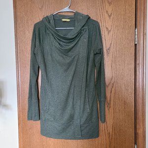 Shambala Green Yoga Wrap Sweater
